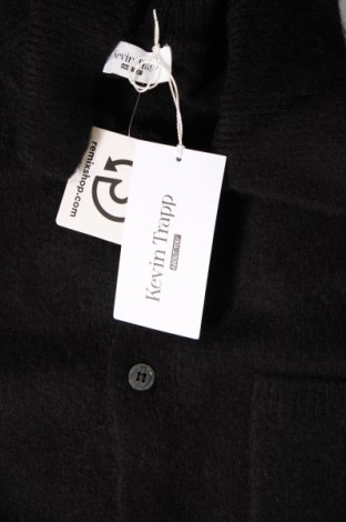 Jachetă tricotată de bărbați About you x Kevin Trapp, Mărime XL, Culoare Negru, Preț 216,45 Lei