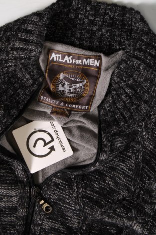 Jachetă tricotată de bărbați Atlas For Men, Mărime M, Culoare Gri, Preț 53,42 Lei