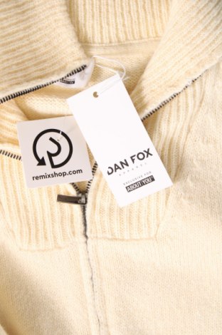 Jachetă tricotată de bărbați Dan Fox X About You, Mărime L, Culoare Ecru, Preț 170,52 Lei