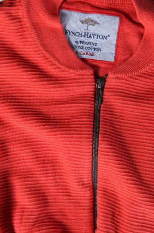 Jachetă tricotată de bărbați Fynch-Hatton, Mărime XL, Culoare Roșu, Preț 93,82 Lei