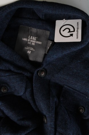 Pánsky kardigán H&M L.O.G.G., Veľkosť S, Farba Modrá, Cena  8,38 €