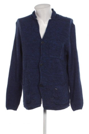 Jachetă tricotată de bărbați Jean Pascale, Mărime XL, Culoare Albastru, Preț 44,83 Lei