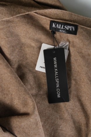 Мъжка жилетка Kallspin, Размер 3XL, Цвят Бежов, Цена 37,99 лв.