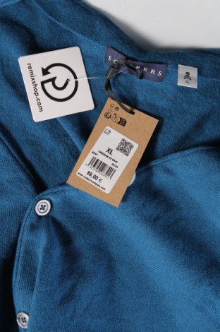 Herren Strickjacke Scalpers, Größe XL, Farbe Blau, Preis € 39,69