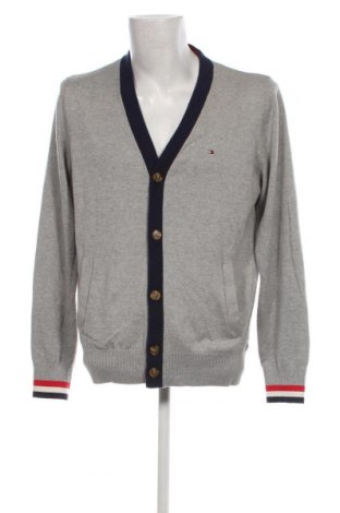 Jachetă tricotată de bărbați Tommy Hilfiger, Mărime L, Culoare Gri, Preț 284,21 Lei