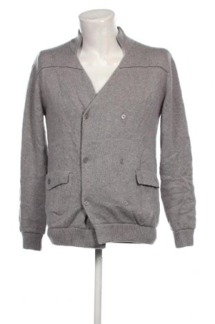 Jachetă tricotată de bărbați Vicomte A., Mărime L, Culoare Gri, Preț 236,84 Lei