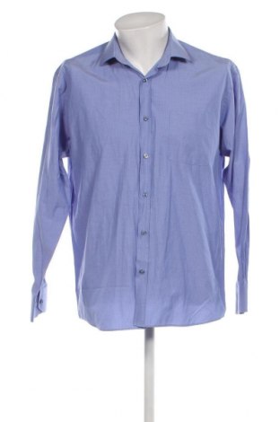 Ανδρικό πουκάμισο, Μέγεθος L, Χρώμα Μπλέ, Τιμή 15,00 €