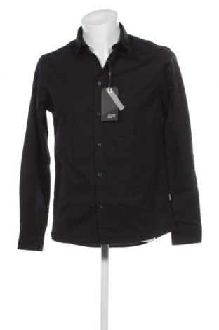 Ανδρικό πουκάμισο ! Solid, Μέγεθος M, Χρώμα Μαύρο, Τιμή 15,88 €