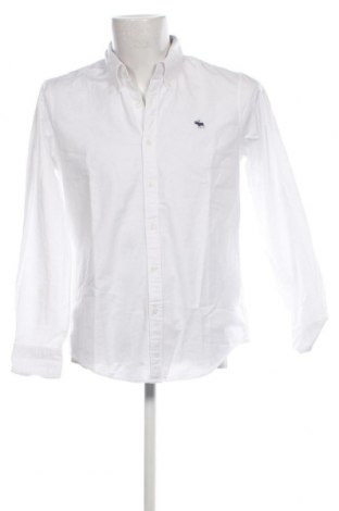 Ανδρικό πουκάμισο Abercrombie & Fitch, Μέγεθος M, Χρώμα Λευκό, Τιμή 31,96 €