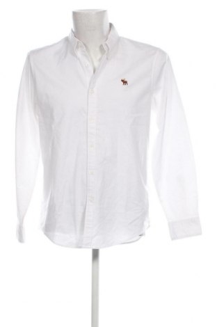 Ανδρικό πουκάμισο Abercrombie & Fitch, Μέγεθος M, Χρώμα Λευκό, Τιμή 35,16 €