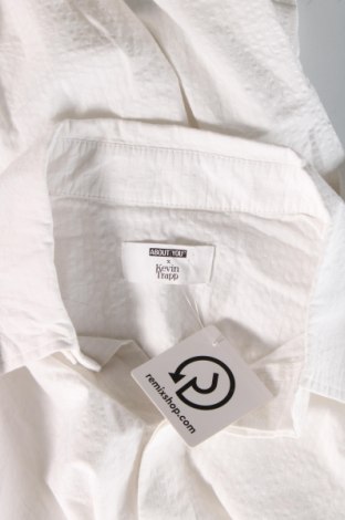 Ανδρικό πουκάμισο About you x Kevin Trapp, Μέγεθος M, Χρώμα Λευκό, Τιμή 20,87 €