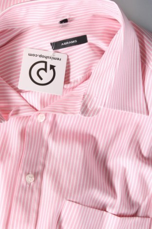 Ανδρικό πουκάμισο Abrams, Μέγεθος L, Χρώμα Ρόζ , Τιμή 9,30 €