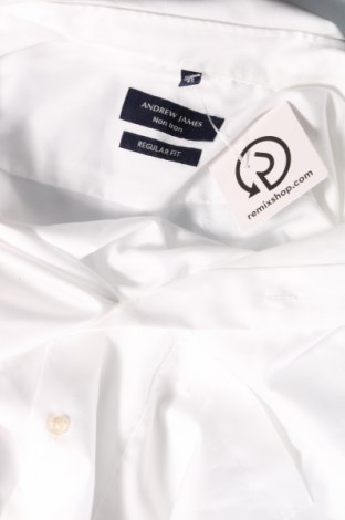 Herrenhemd Andrew James, Größe XXL, Farbe Weiß, Preis 27,94 €