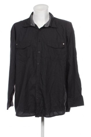 Мъжка риза Angelo Litrico, Размер 3XL, Цвят Черен, Цена 14,50 лв.