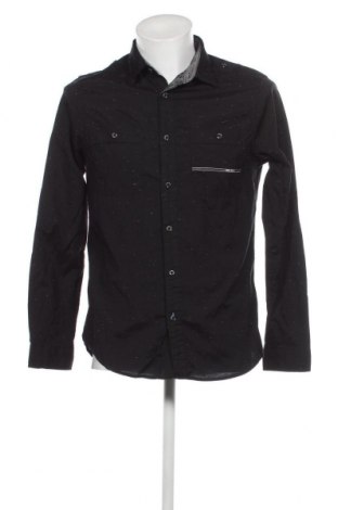 Ανδρικό πουκάμισο Angelo Litrico, Μέγεθος M, Χρώμα Μαύρο, Τιμή 9,87 €