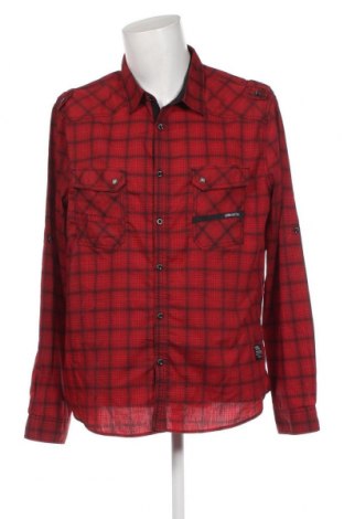 Мъжка риза Angelo Litrico, Размер XXL, Цвят Червен, Цена 14,50 лв.