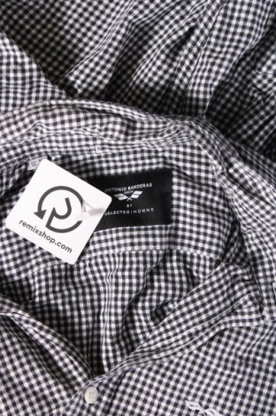 Мъжка риза Antonio Banderas by Selected Homme, Размер L, Цвят Сив, Цена 16,40 лв.