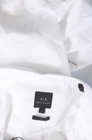 Мъжка риза Armani Exchange, Размер M, Цвят Бял, Цена 120,75 лв.