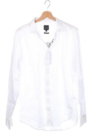 Мъжка риза Armani Exchange, Размер M, Цвят Бял, Цена 161,00 лв.