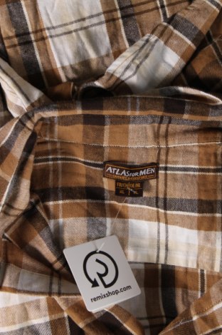 Мъжка риза Atlas For Men, Размер XL, Цвят Бежов, Цена 11,60 лв.