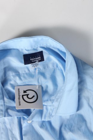 Ανδρικό πουκάμισο Basic Editions, Μέγεθος L, Χρώμα Μπλέ, Τιμή 9,30 €