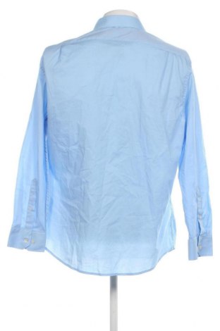 Ανδρικό πουκάμισο Basic Editions, Μέγεθος L, Χρώμα Μπλέ, Τιμή 9,30 €