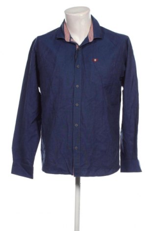 Herrenhemd Berto Lucci, Größe XL, Farbe Blau, Preis € 9,46