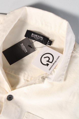 Herrenhemd Burton of London, Größe M, Farbe Weiß, Preis 17,86 €