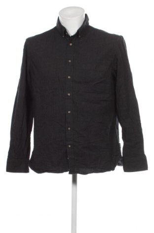 Мъжка риза C&A, Размер L, Цвят Черен, Цена 13,05 лв.