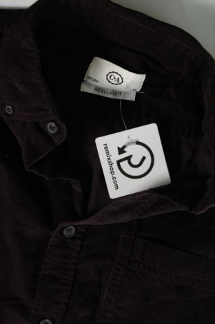 Herrenhemd C&A, Größe M, Farbe Braun, Preis 6,05 €