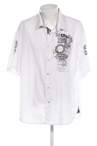 Herrenhemd Camp David, Größe 5XL, Farbe Weiß, Preis 24,55 €