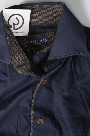 Herrenhemd Cavallaro Napoli, Größe S, Farbe Blau, Preis € 5,74