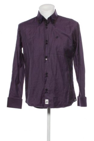 Ανδρικό πουκάμισο Culture, Μέγεθος L, Χρώμα Βιολετί, Τιμή 10,52 €