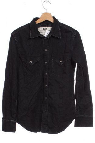 Ανδρικό πουκάμισο Diesel, Μέγεθος S, Χρώμα Μαύρο, Τιμή 31,64 €