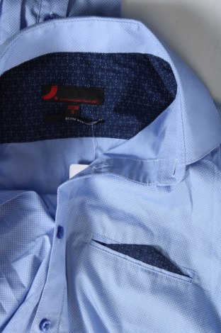 Ανδρικό πουκάμισο Dressmann, Μέγεθος S, Χρώμα Μπλέ, Τιμή 5,26 €