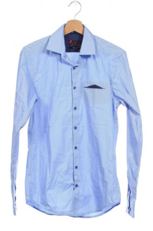 Ανδρικό πουκάμισο Dressmann, Μέγεθος S, Χρώμα Μπλέ, Τιμή 8,41 €