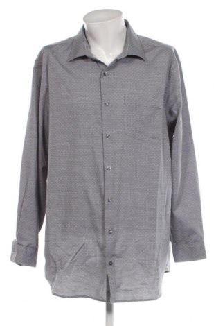 Ανδρικό πουκάμισο Dressmann, Μέγεθος 4XL, Χρώμα Γκρί, Τιμή 17,39 €