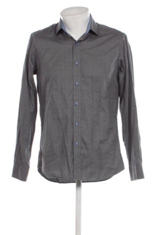Ανδρικό πουκάμισο Dressmann, Μέγεθος M, Χρώμα Γκρί, Τιμή 8,87 €