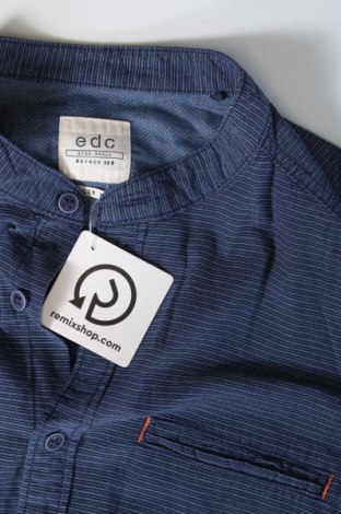 Ανδρικό πουκάμισο Edc By Esprit, Μέγεθος S, Χρώμα Μπλέ, Τιμή 4,21 €