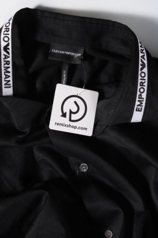 Ανδρικό πουκάμισο Emporio Armani, Μέγεθος XL, Χρώμα Μαύρο, Τιμή 143,81 €