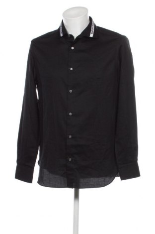 Ανδρικό πουκάμισο Emporio Armani, Μέγεθος XL, Χρώμα Μαύρο, Τιμή 79,10 €