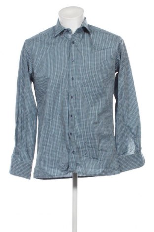 Ανδρικό πουκάμισο Eterna, Μέγεθος M, Χρώμα Μπλέ, Τιμή 11,23 €