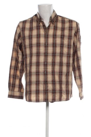 Ανδρικό πουκάμισο Explorer, Μέγεθος L, Χρώμα  Μπέζ, Τιμή 10,76 €
