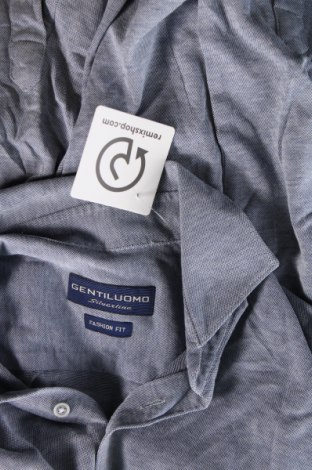 Ανδρικό πουκάμισο Gentiluomo, Μέγεθος S, Χρώμα Μπλέ, Τιμή 6,46 €