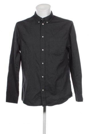 Herrenhemd H&M, Größe L, Farbe Grau, Preis 6,66 €