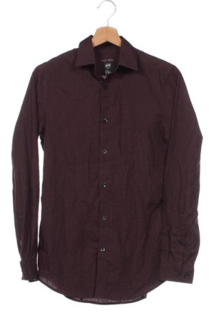 Мъжка риза H&M, Размер XS, Цвят Кафяв, Цена 10,15 лв.