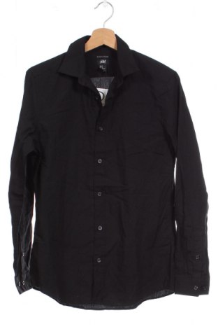 Ανδρικό πουκάμισο H&M, Μέγεθος S, Χρώμα Μαύρο, Τιμή 6,28 €