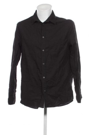 Мъжка риза H&M Divided, Размер L, Цвят Черен, Цена 17,40 лв.