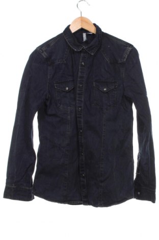 Ανδρικό πουκάμισο H&M Divided, Μέγεθος S, Χρώμα Μπλέ, Τιμή 7,18 €