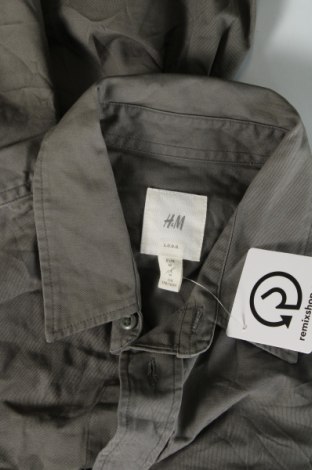 Herrenhemd H&M L.O.G.G., Größe M, Farbe Grün, Preis 4,04 €